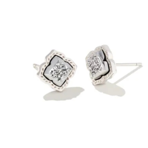 Kendra Scott Silver Stud Earrings - Picture 3 of 7
